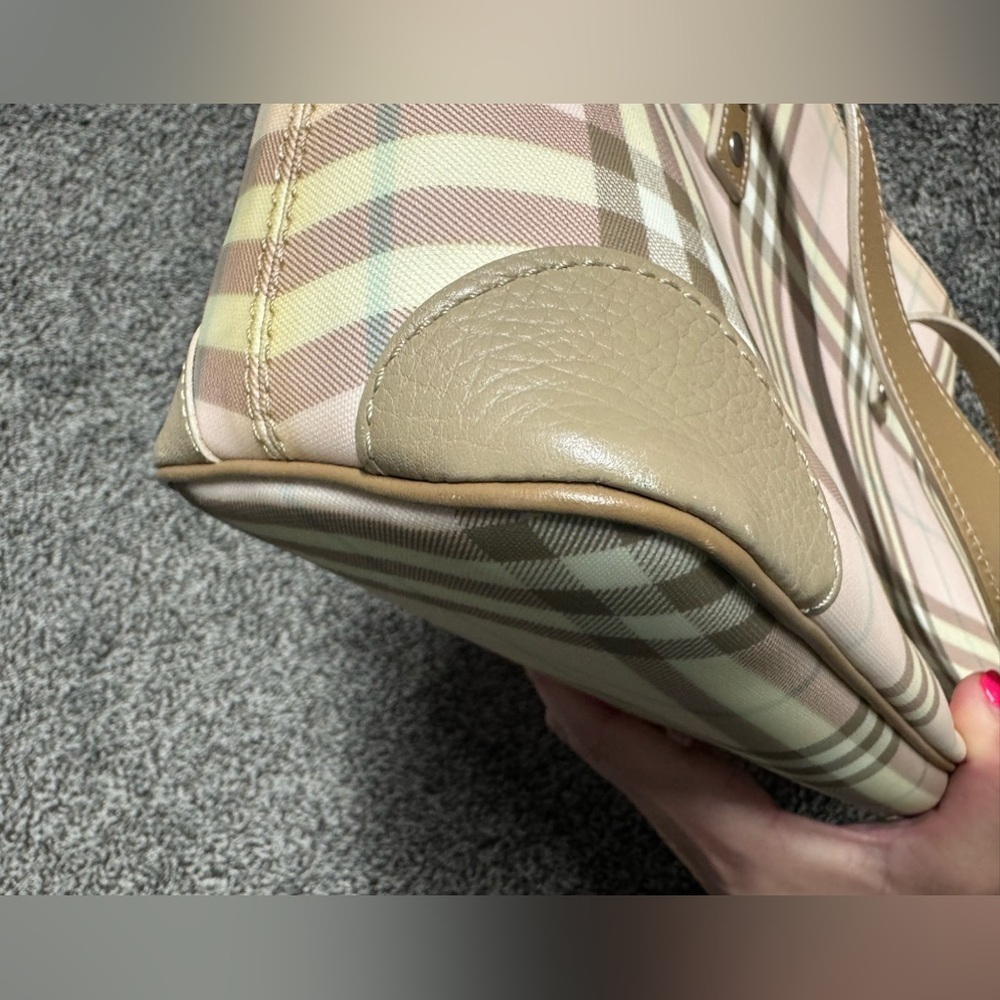Burberry vintage pale pink Nova Check tote handbag - Picture 14 of 16